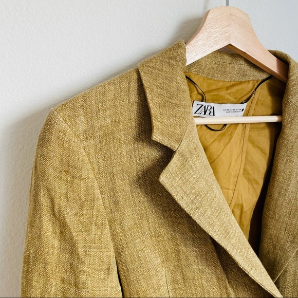 Zara Oversized Linen Blazer Limited Edition - Picture 11 of 15